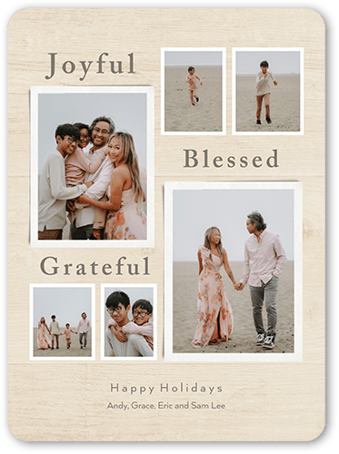 Rustic Album 5x7 Stationery Card by Yours Truly