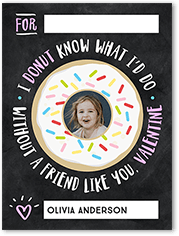 cheeky donut valentines day card