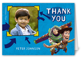 disney pixar toy story celebration thank you card 3x5 folded