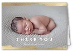 baby announcement thank you cards