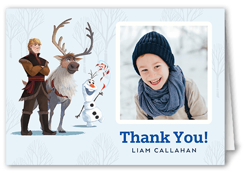 Disney Frozen Kristoff & Friends Thank You Card