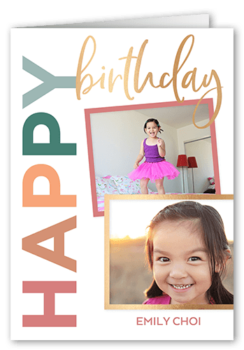 Bold Happy Birthday Card | Shutterfly