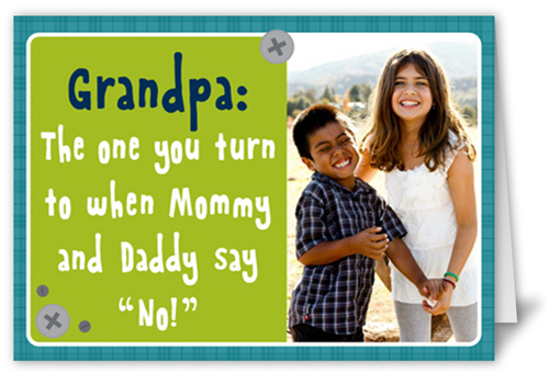 Perfect Grandpa 5x7 Custom Fathers Day Cards Shutterfly