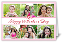 bouquet collage mothers day card
