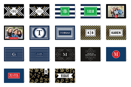 Monogram Style Mix & Match Stationery Set, -Multicolor
