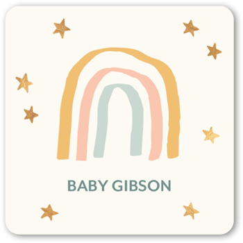 Happy Doodles Boy Stickers, StickersAntique White