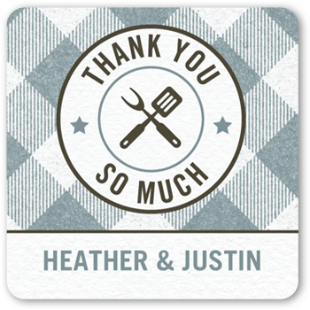 Backyard Banquet Stickers, StickersBlue