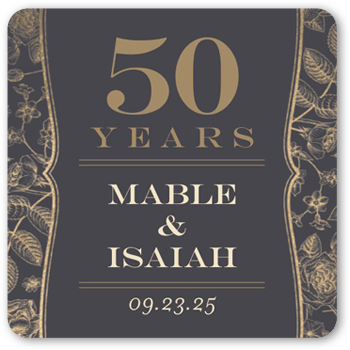 Filigree Flowers Stickers, StickersFlint