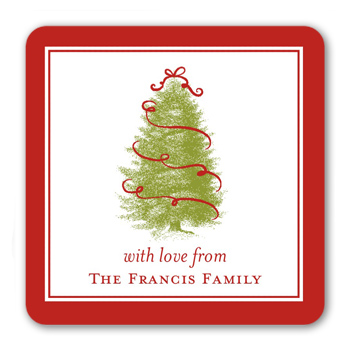 O Festive Tree Stickers, StickersChartreuse