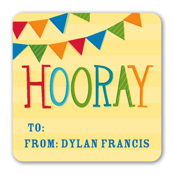 Flag Bunting Boy Stickers, StickersPool