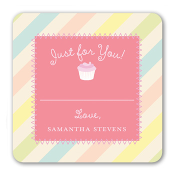 Cupcakes And Stripes Stickers, StickersShrimp