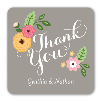 Personalized Thank You Stickers