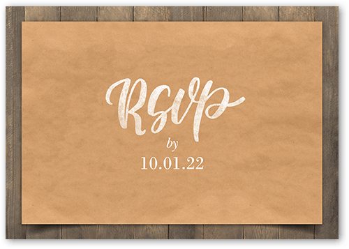 Rustic Scroll Rsvp Card By Petite Lemon Shutterfly