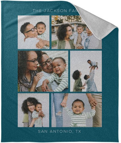 Gallery of Six Sweatshirt Blanket, Sweatshirt, 50x60, Multicolor, multi