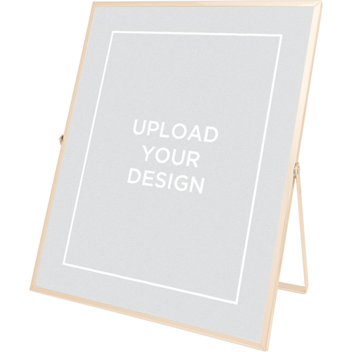 Upload Your Own Design Tabletop Floating Framed Print, 8x10, Gold, Multicolor