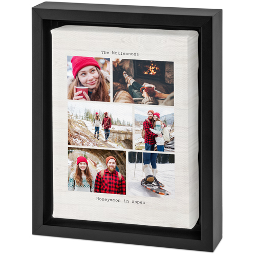 Rustic Gallery Of Six Tabletop Framed Canvas Print, 5x7, Black, Tabletop Framed Canvas Prints, Multicolor