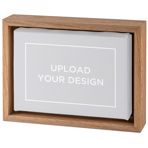 Upload Your Own Design Tabletop Framed Canvas Print, 5x7, Natural, Tabletop Framed Canvas Prints, Multicolor