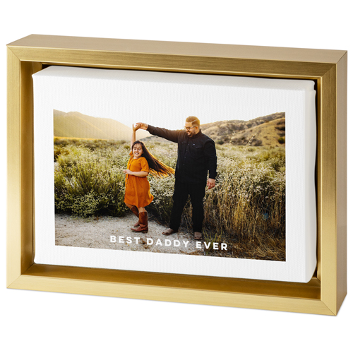 Gallery of One Tabletop Framed Canvas Print, 5x7, Gold, Tabletop Framed Canvas Prints, Multicolor