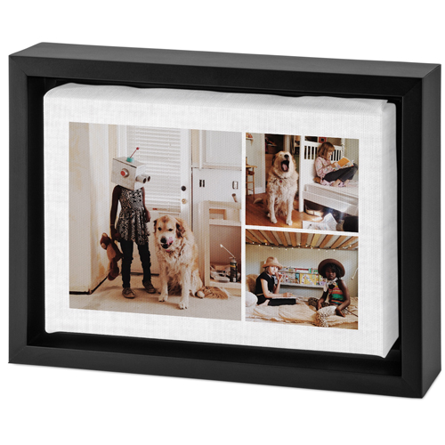 Gallery of Three Tabletop Framed Canvas Print, 5x7, Black, Tabletop Framed Canvas Prints, Multicolor