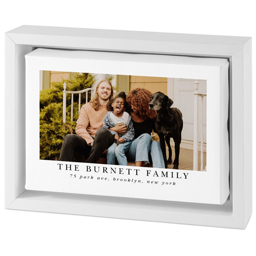 Gallery of One Landscape Tabletop Framed Canvas Print, 5x7, White, Tabletop Framed Canvas Prints, Multicolor, multi