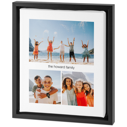 Hero Gallery Of Three Tabletop Framed Canvas Print by Shutterfly
