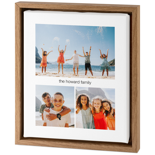 Hero Gallery Of Three Tabletop Framed Canvas Print, 8x10, Natural, Tabletop Framed Canvas Prints, Multicolor