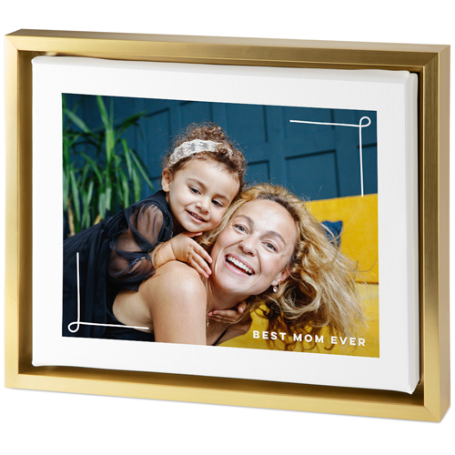 Clear Tabletop Framed Canvas Prints For Mom