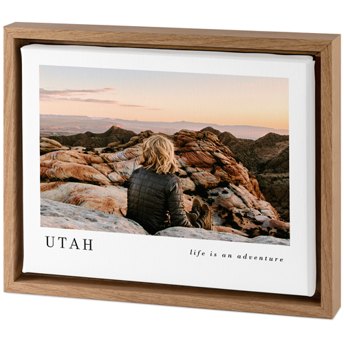Modern Landscape Gallery Tabletop Framed Canvas Print, 8x10, Natural, Tabletop Framed Canvas Prints, Multicolor