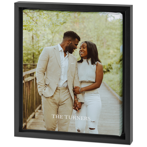 Photo Gallery Portrait Tabletop Framed Canvas Print, 8x10, Black, Tabletop Framed Canvas Prints, Multicolor