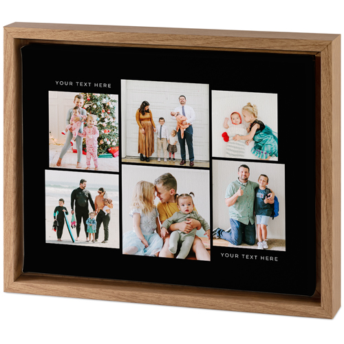 Gallery of Six Tabletop Framed Canvas Print, 8x10, Natural, Tabletop Framed Canvas Prints, Multicolor