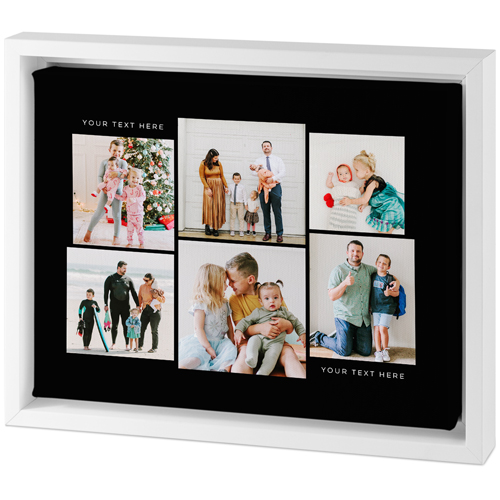Gallery of Six Tabletop Framed Canvas Print, 8x10, White, Tabletop Framed Canvas Prints, Multicolor