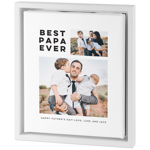 Gallery Of Two Portrait Tabletop Framed Canvas Print, 8x10, White, Tabletop Framed Canvas Prints, Multicolor