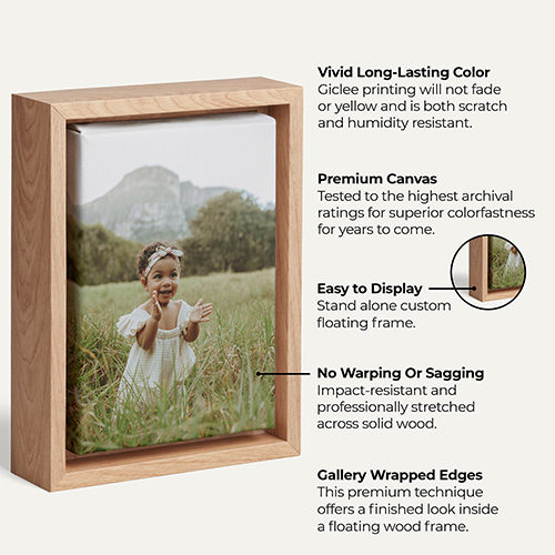 Wood Gallery Tabletop Frames