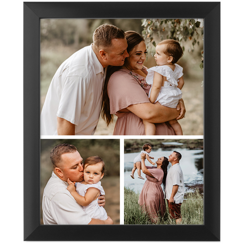 Gallery of Three Portrait Tabletop Framed Prints, Black, None, 8x10, Multicolor, multi