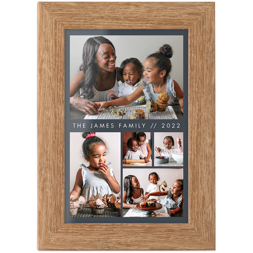 Hero Gallery Of Five Portrait Tabletop Framed Prints, Natural, None, 4x6, Multicolor, multi