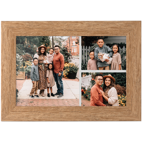 Gallery of Three Tabletop Framed Prints, Natural, None, 4x6, Multicolor, multi