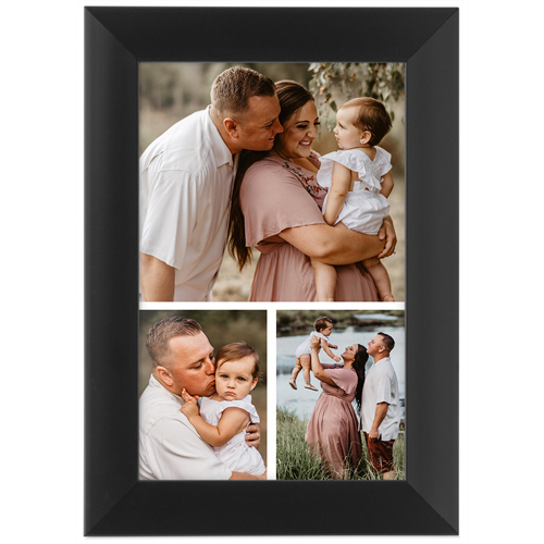 Gallery of Three Portrait Tabletop Framed Prints, Black, None, 4x6, Multicolor