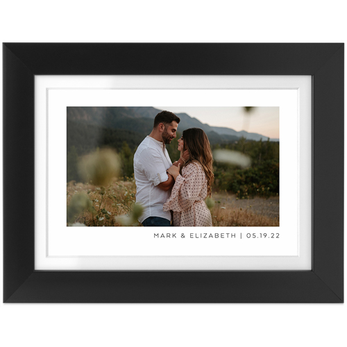 Gallery of One Tabletop Framed Prints, Black, White, 4x6, Multicolor, multi