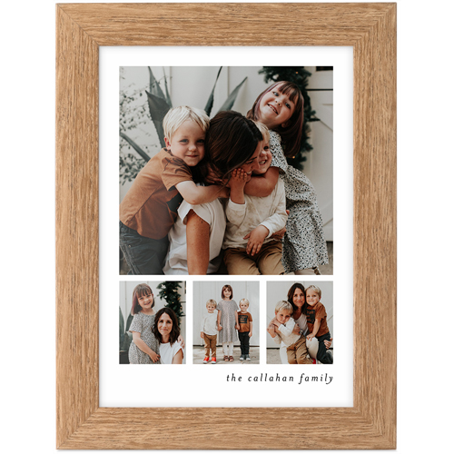Hero Gallery of Four Tabletop Framed Prints, Natural, None, 5x7, Multicolor