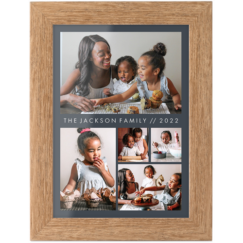 Hero Gallery Of Five Portrait Tabletop Framed Prints, Natural, None, 5x7, Multicolor