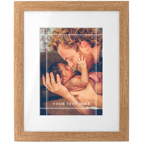 Intersecting Ways Tabletop Framed Prints, Natural, White, 5x7, White