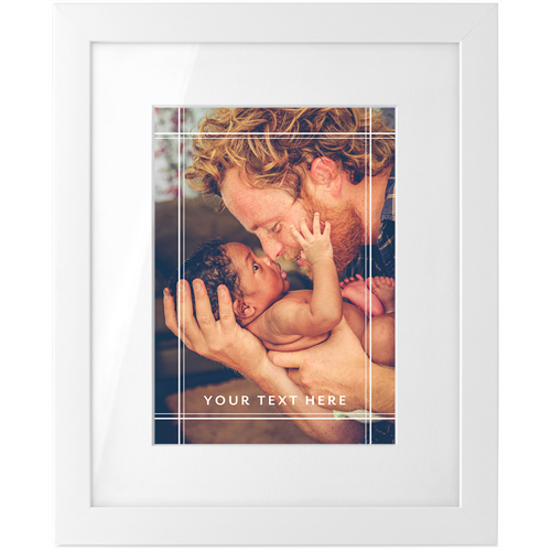 Intersecting Ways Tabletop Framed Prints, White, White, 5x7, White