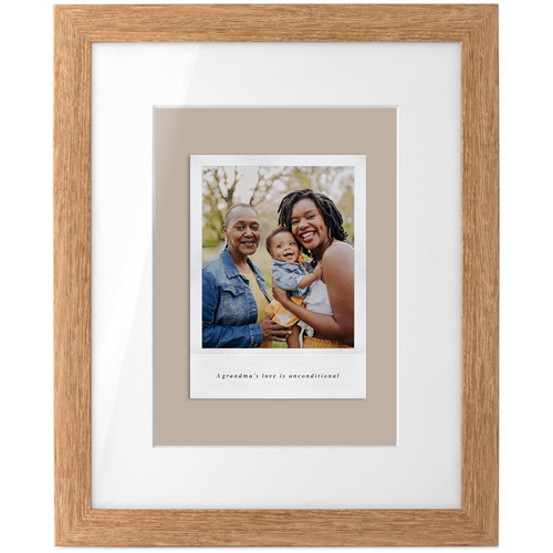 Simple Photo Frame Tabletop Framed Prints, Natural, White, 5x7, Beige, rye