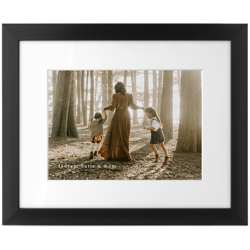 Photo Gallery Tabletop Framed Prints, Black, White, 5x7, Multicolor