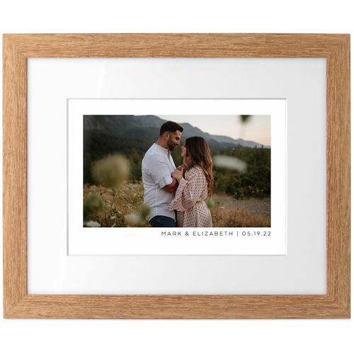 Gallery of One Tabletop Framed Prints, Natural, White, 5x7, Multicolor