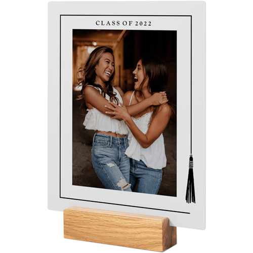 Tassel Grad Tabletop Metal Prints, 8x10, Natural, Black, black