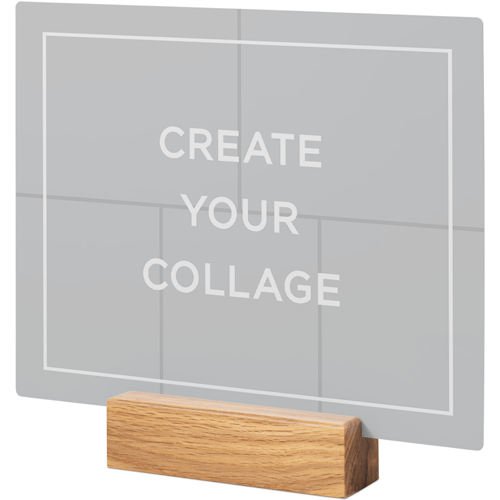 Create a Collage Tabletop Metal Prints, 8x10, Natural, Multicolor