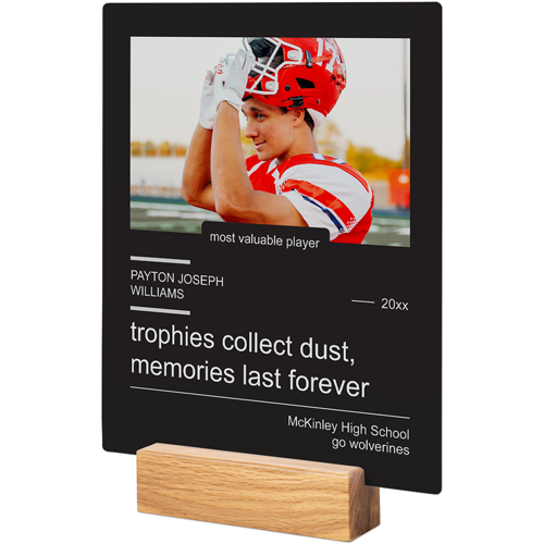 Memory Card Tabletop Metal Prints, 8x10, Natural, Gray