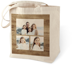 gallery of three cotton tote bag