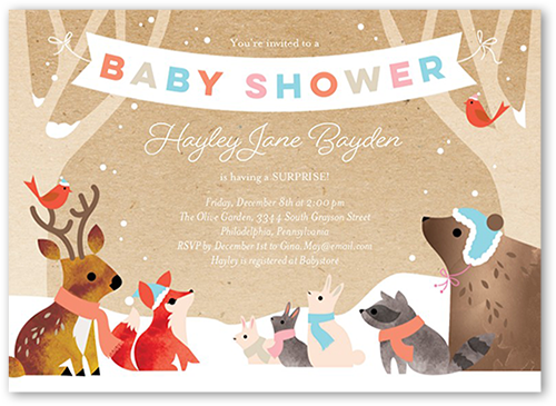 tiny prints invitations